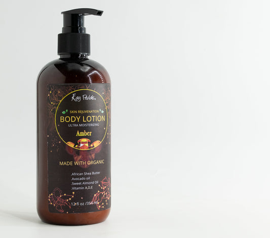 Amber Body Lotion ( Original ) | Organic Body Cream | Shea Butter Lotion | Scented Lotion | Almond Body Lotion | Fragrance Lotion